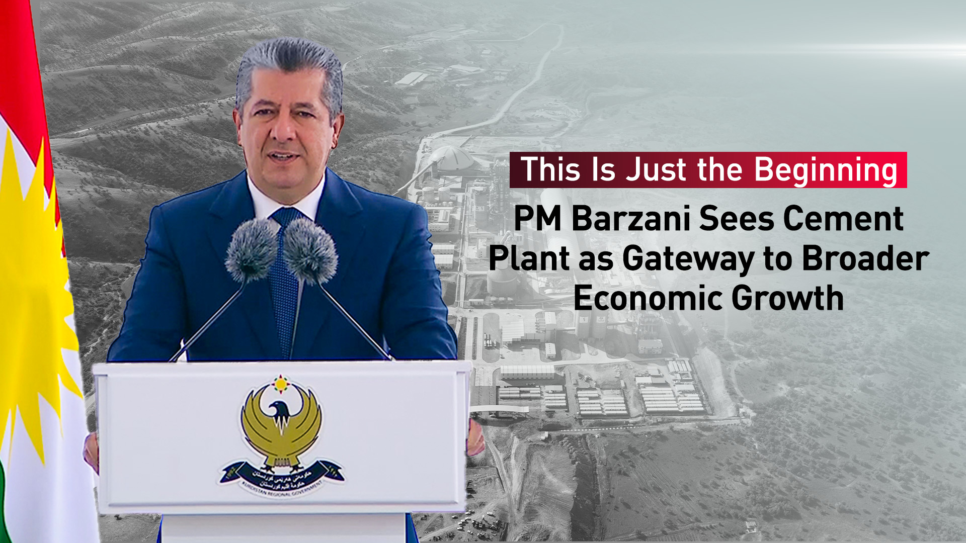 Kurdistan Region's Prime Minister Masrour Barzani. (Photo: Kurdistan24)
