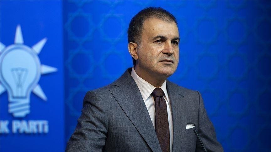 Omer Celik, spokesperson for Türkiye’s ruling Justice and Development (AK) Party. (Photo: AA)