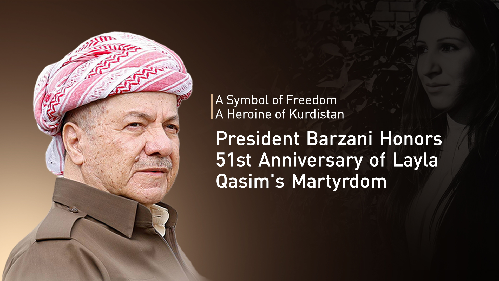 President Masoud Barzani. (Graphics: Kurdistan24)