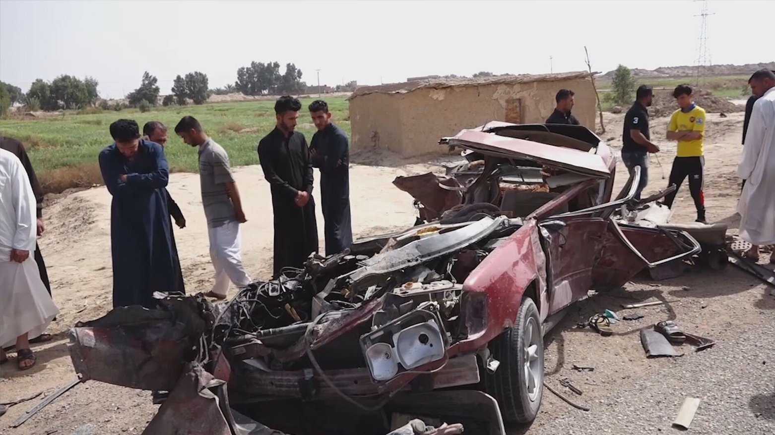 A road accident in an Iraqi city. (Photo: Iraqi Media)