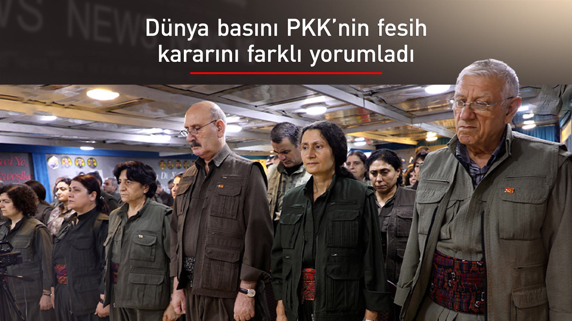 PKK'nin fesih kararı dünya basınında geniş yer buldu