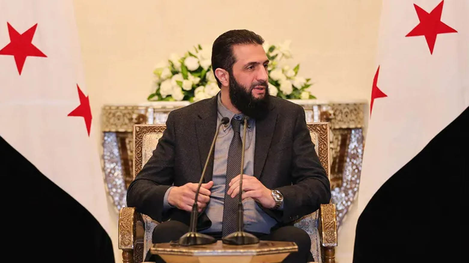 الرئيس السوري أحمد الشرع