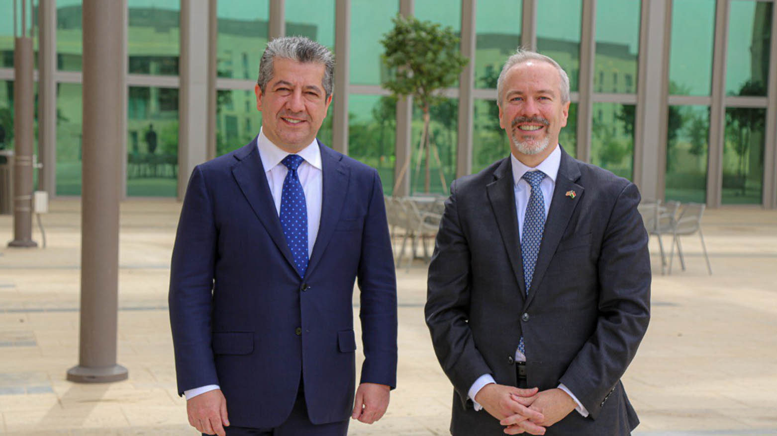 Mesrûr Barzani û Steve Bittner