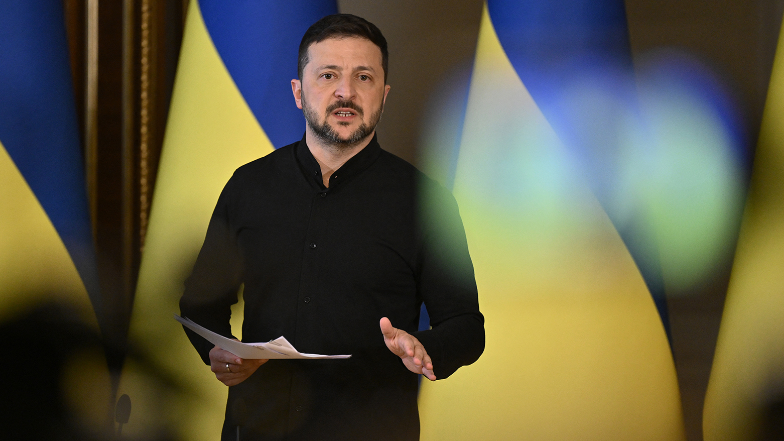الرئيس الأوكراني فولوديمير زيلينسكي