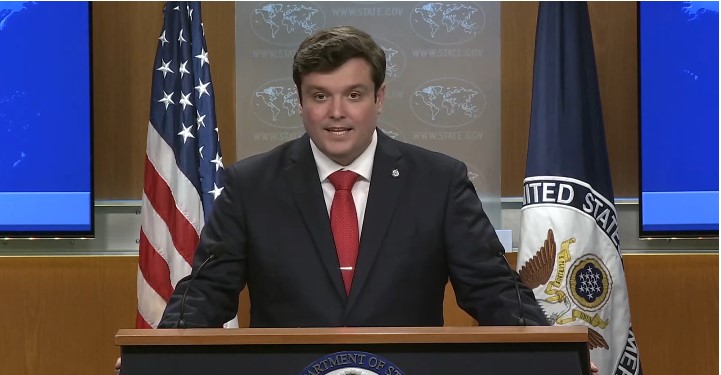The U.S. State Department’s Principal Deputy Press Spokesperson, Tommy Pigott. (Photo: DOS)