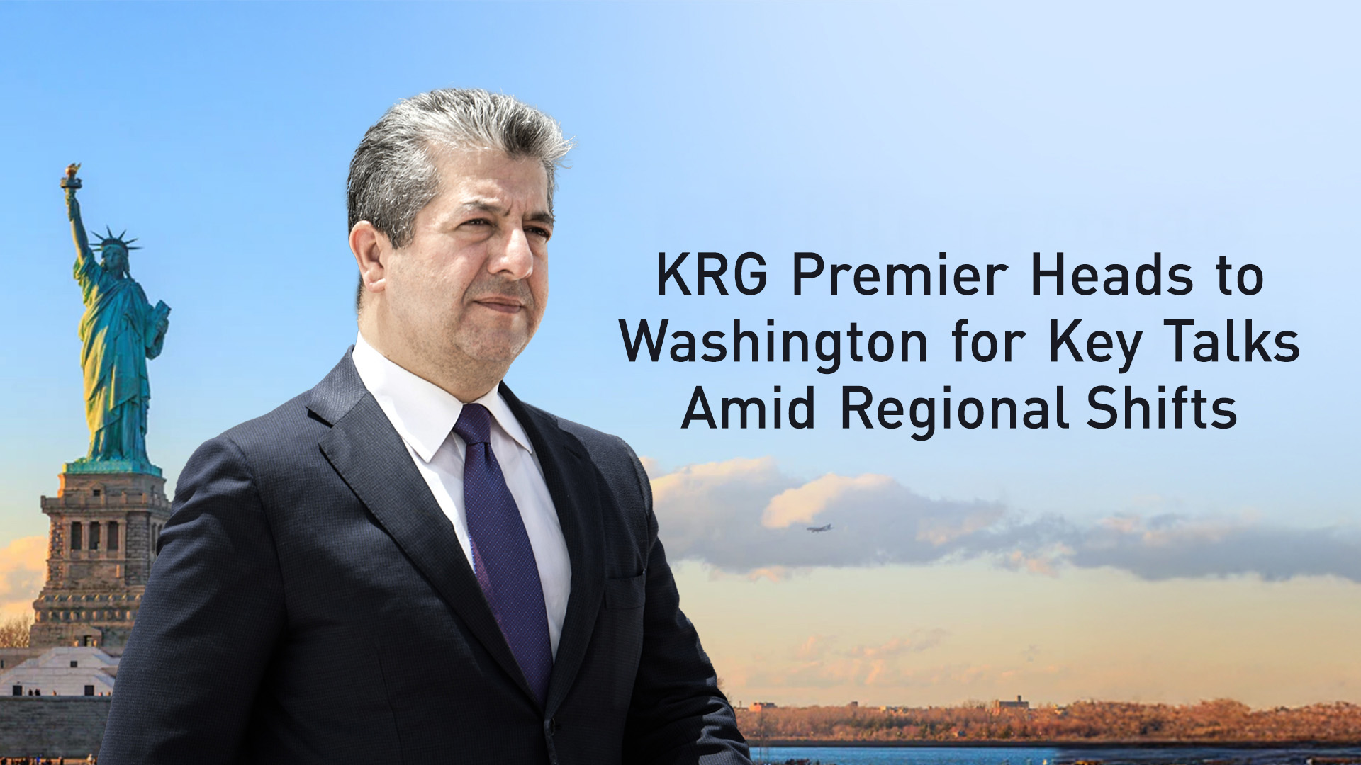 Kurdistan Region Prime Minister Masrour Barzani. (Graphics: Kurdistan24)
