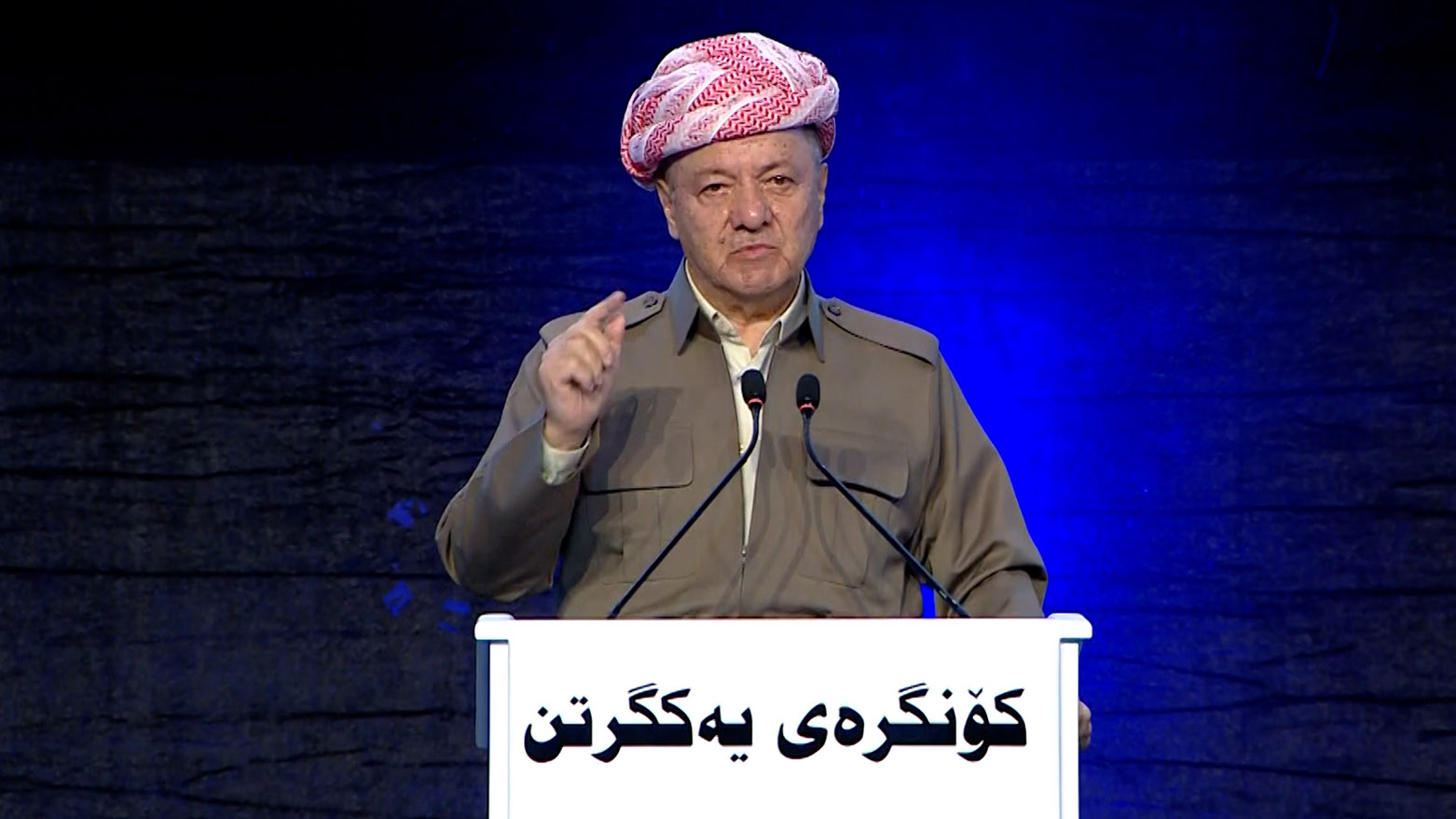 سەرۆک بارزانی: بە هەموو توانایەکمانەوە پشتیوانیی پرۆسەی ئاشتی دەکەین