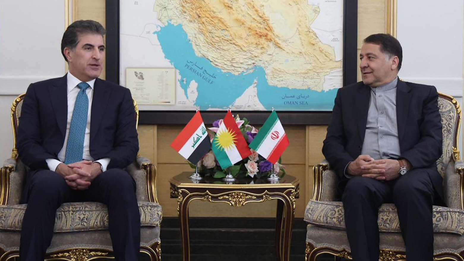 نێچیرڤان بارزانی گه‌یشته‌ تاران