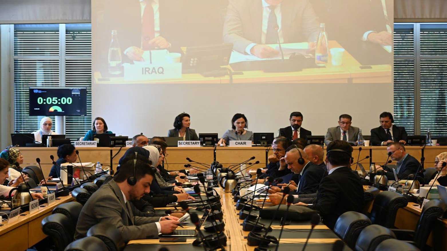 Dindar Zebari, the Kurdistan Region's Coordinator for International Advocacy, top right, May 17, 2025. (Photo: Kurdistan24)