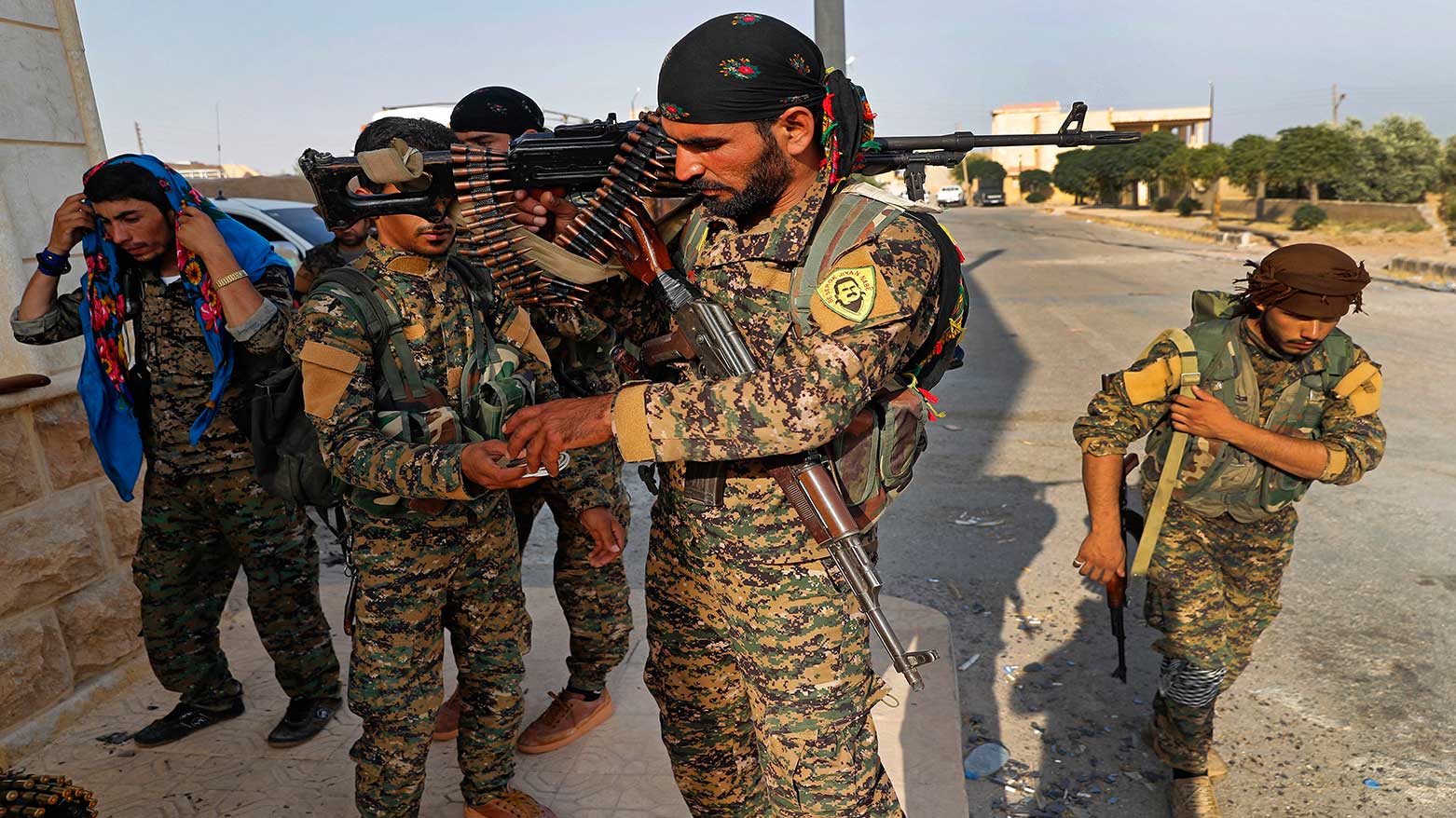 Syrian Democratic Forces (SDF) fighters, June 22, 2017. (Photo: AP)