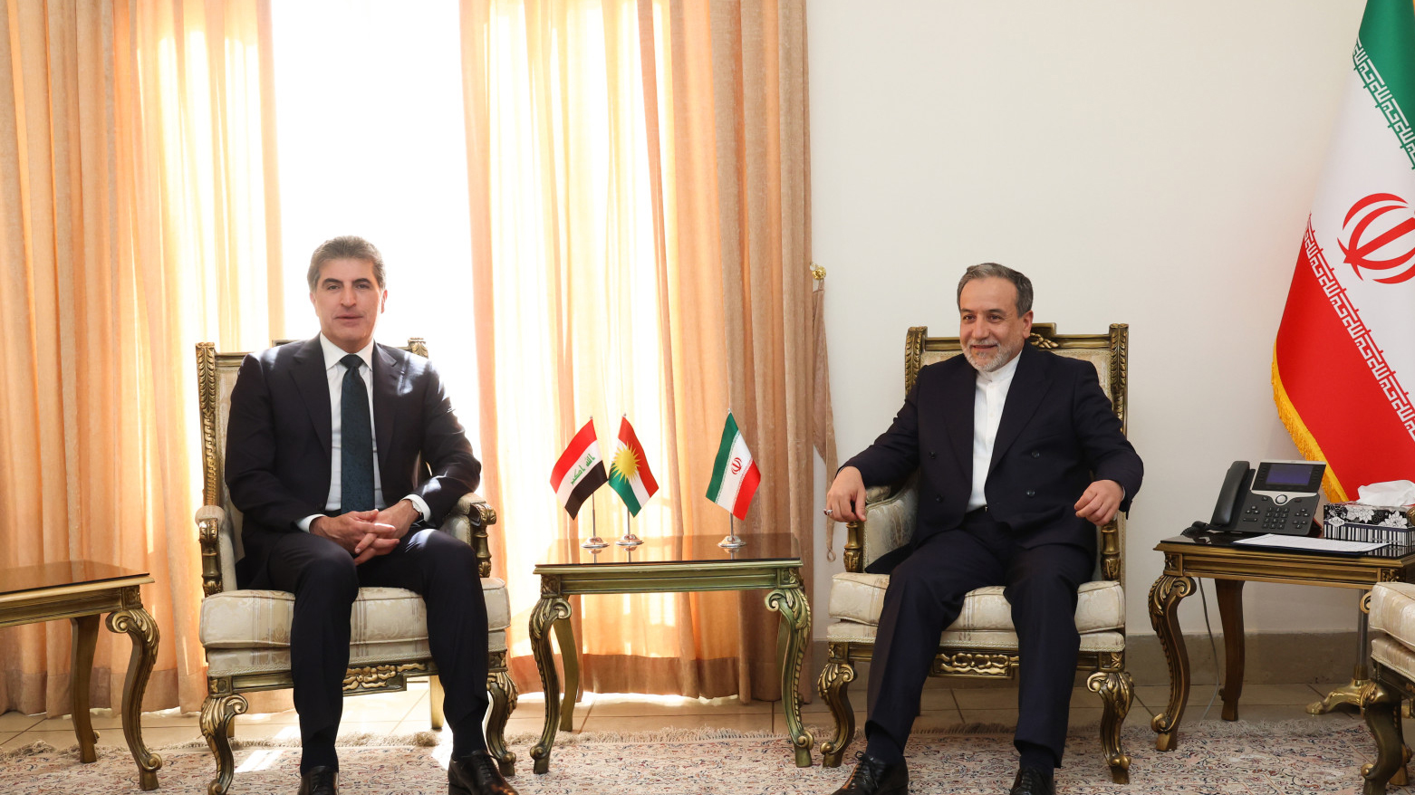 Nêçîrvan Barzanî û Ebas Iraqçî