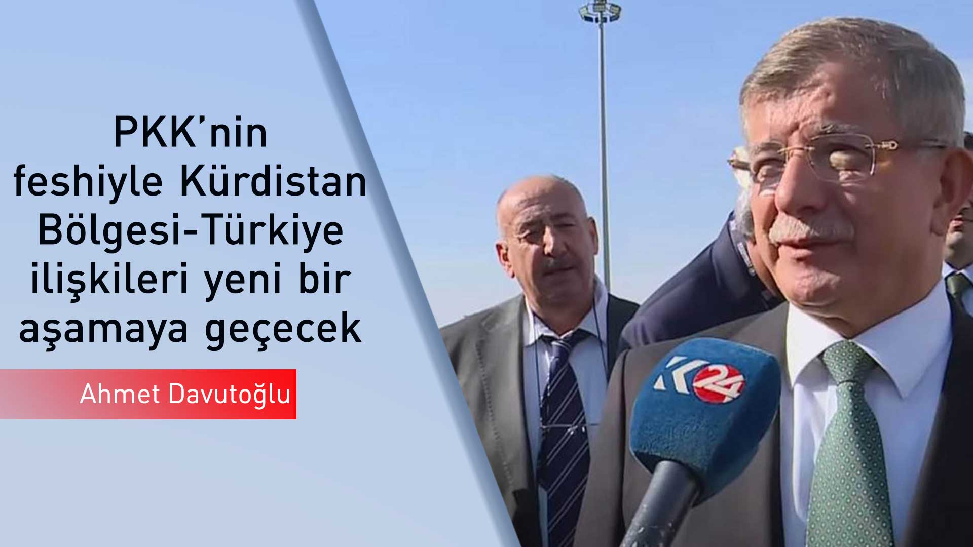 Gelecek Partisi Genel Başkanı ve eski Türkiye Başbakanı Ahmet Davutoğlu