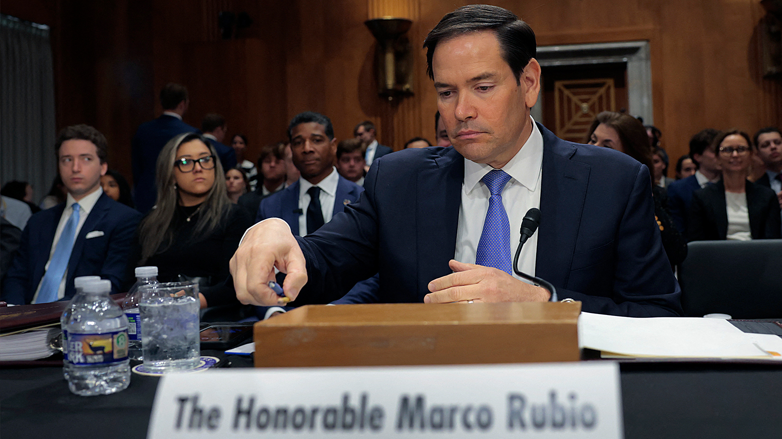 WASHINGTON, DC - MAY 20: U.S. Secretary of State Marco Rubio attends a Senate Foreign Relations Committee hearing in the Dirksen Senate Office Building. (Photo: AFP)