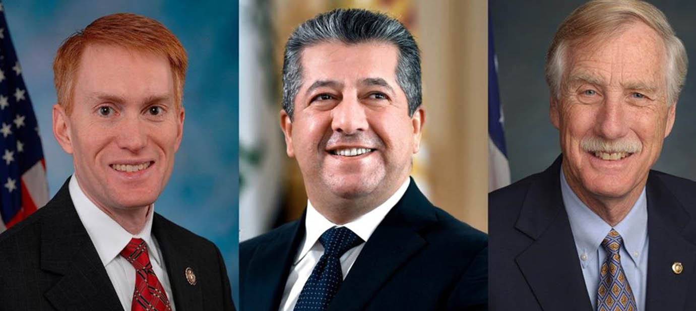 Mesrur Barzani, senatörler Angus King ve James Lankford ile görüştü