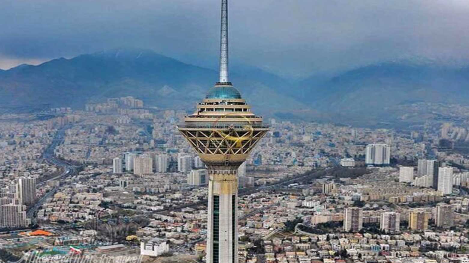 The Milad Tower, also known as the Tehran Tower, in Tehran, Iran. (Photo: Social Media)