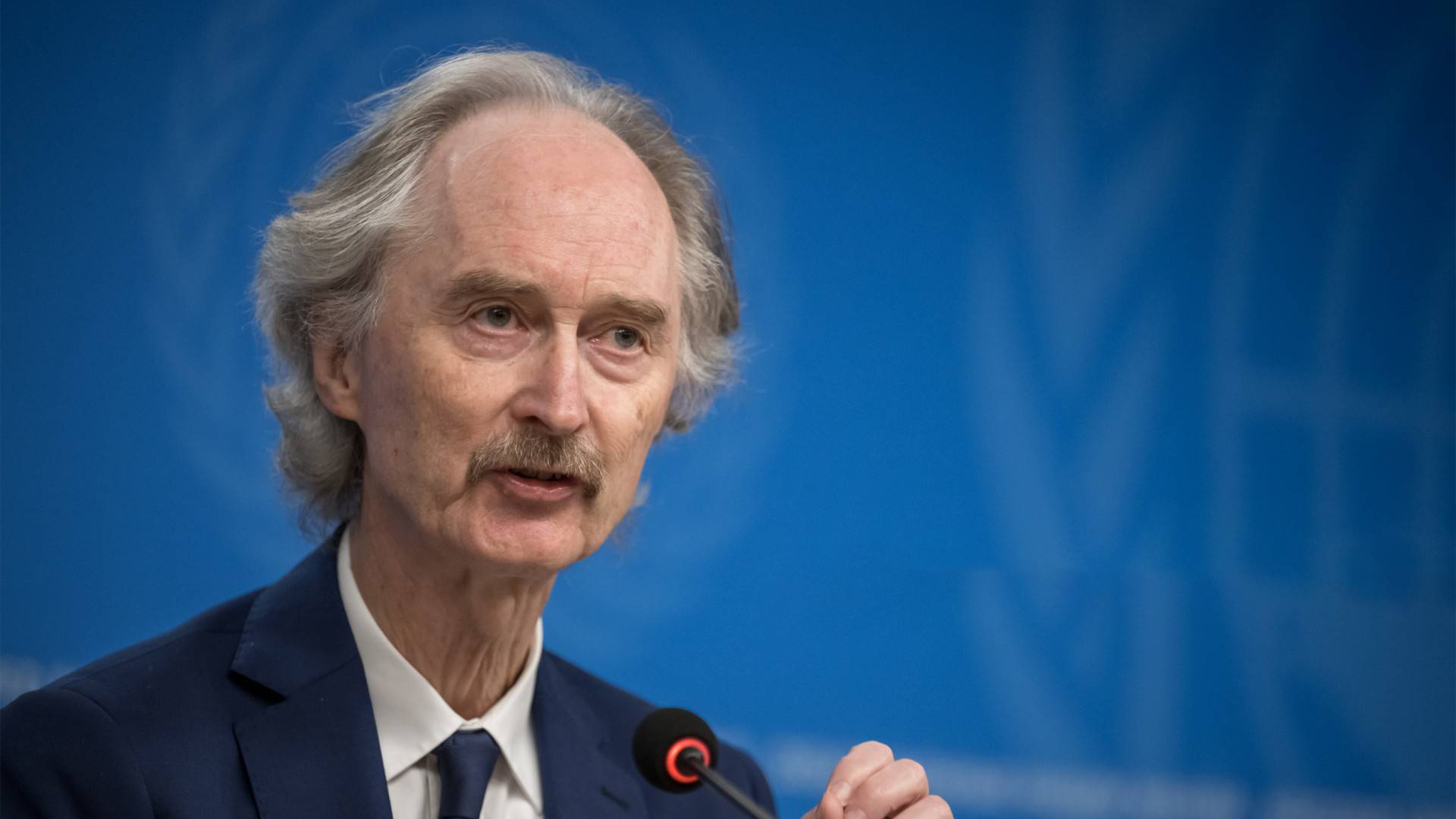 UN special envoy for Syria Geir Pedersen attends a press conference on the situation in Syria in Geneva, on December 10, 2024. (Photo: AFP)