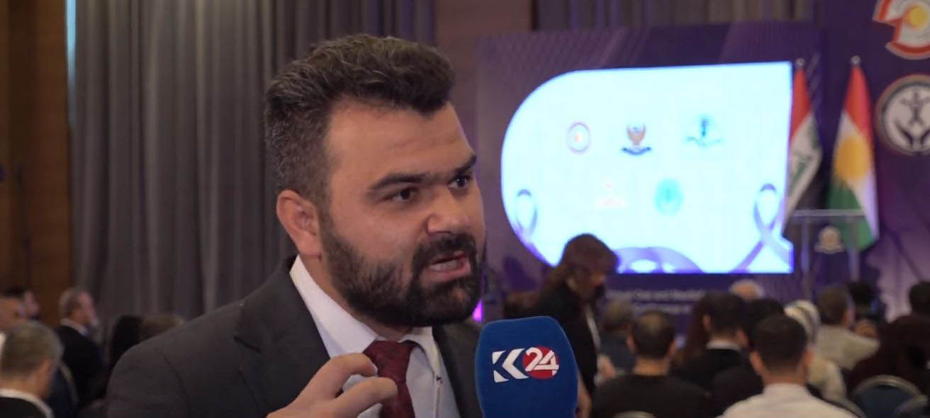 Dr. Sarkar Surchi, spokesperson for the Ministry of Health. (Photo: Kurdistan24)