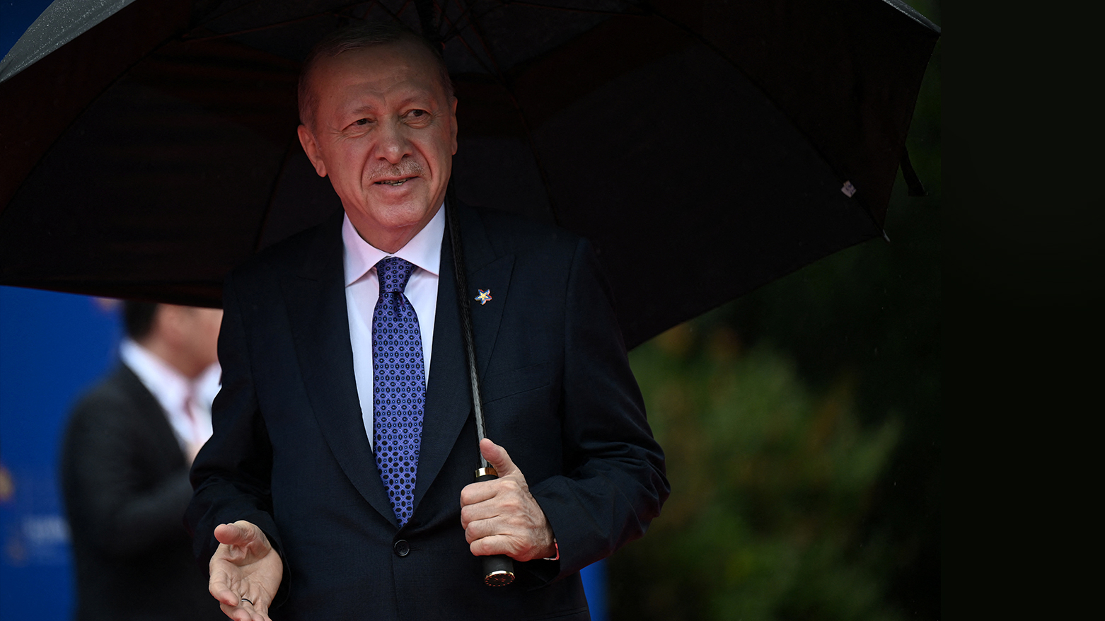 Turkey's President Recep Tayyip Erdogan arrives for the European Political Community (EPC) summit, in Tirana on May 16, 2025. (Photo: AFP)
