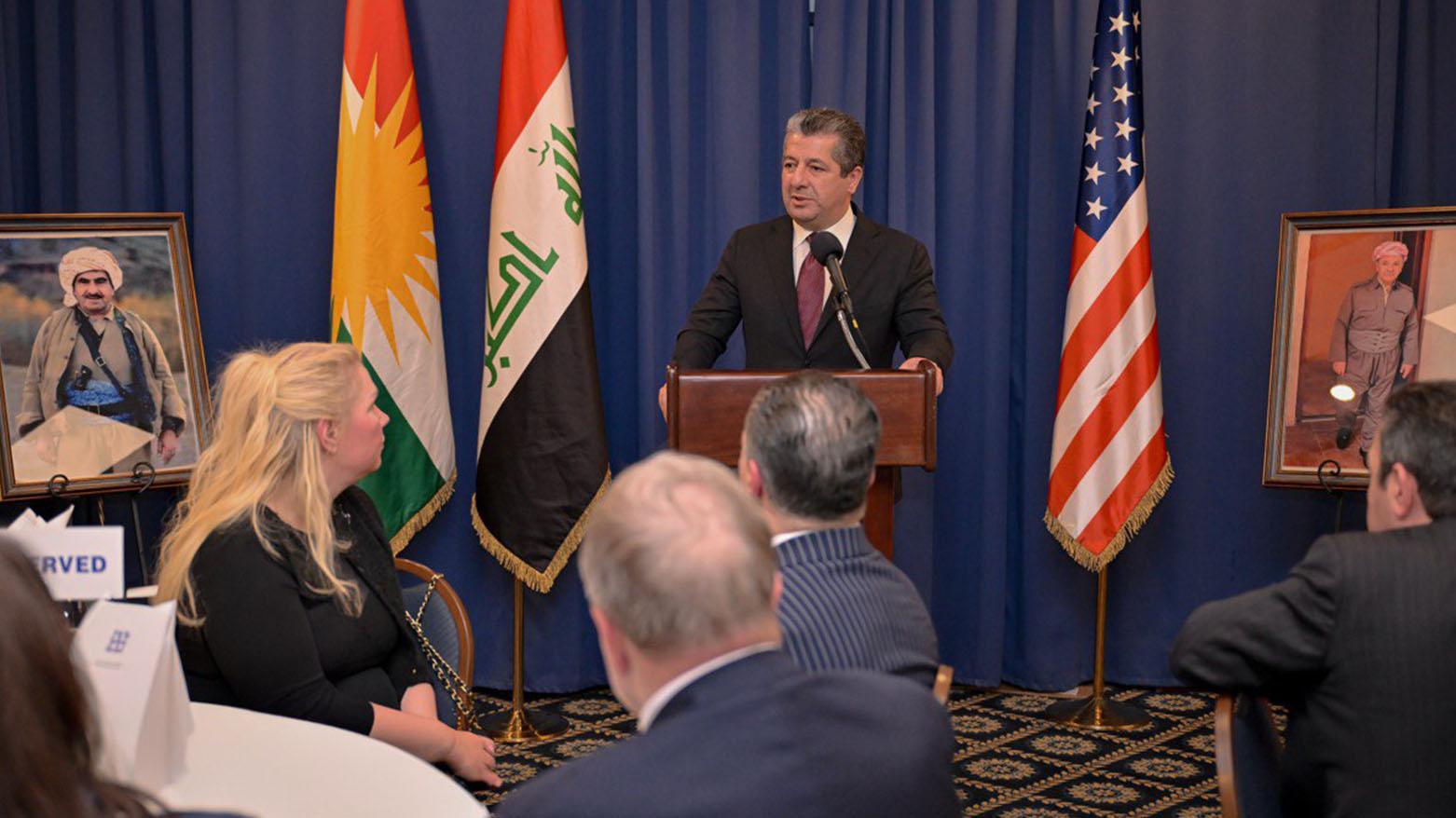 إقامة مأدبة عشاء في واشنطن ترحيباً برئيس حكومة إقليم كوردستان