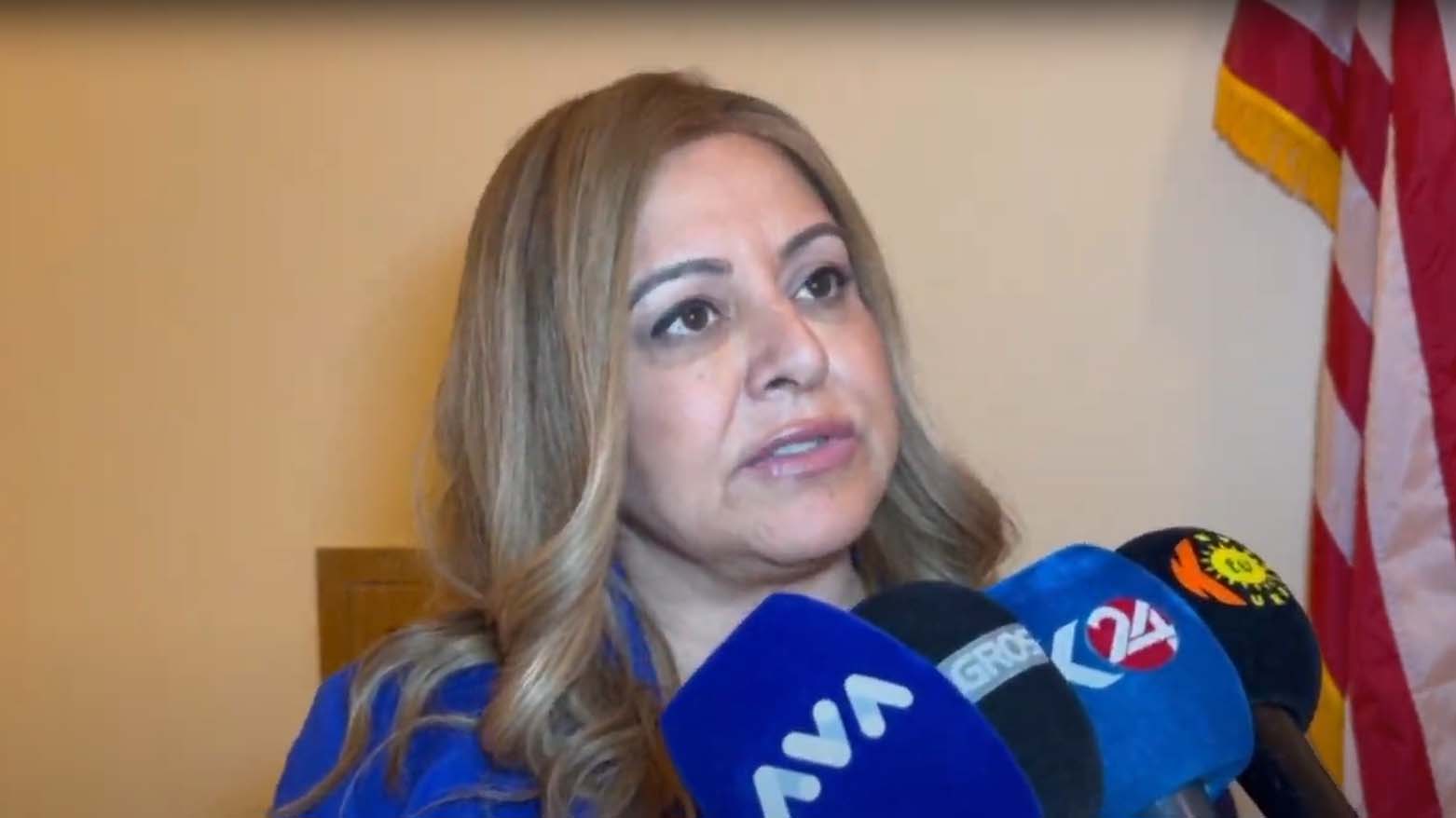 تریفە عەزیز، نوێنەری حکوومەتی هەرێمی کوردستان لە ئەمەریکا