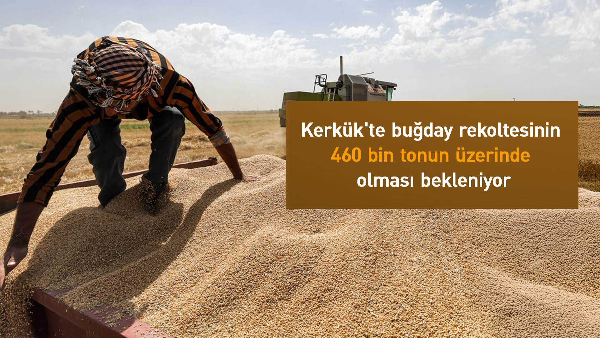 Kerkük'teki silolar çiftçilerden buğday alımına başladı