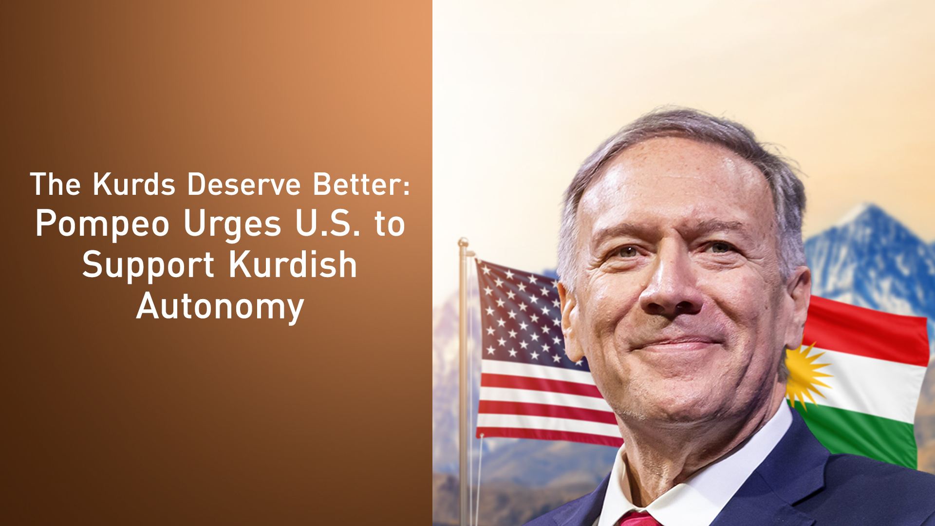 Mike Pompeo, former US Secretary of State. (Graphic: Kurdistan24)