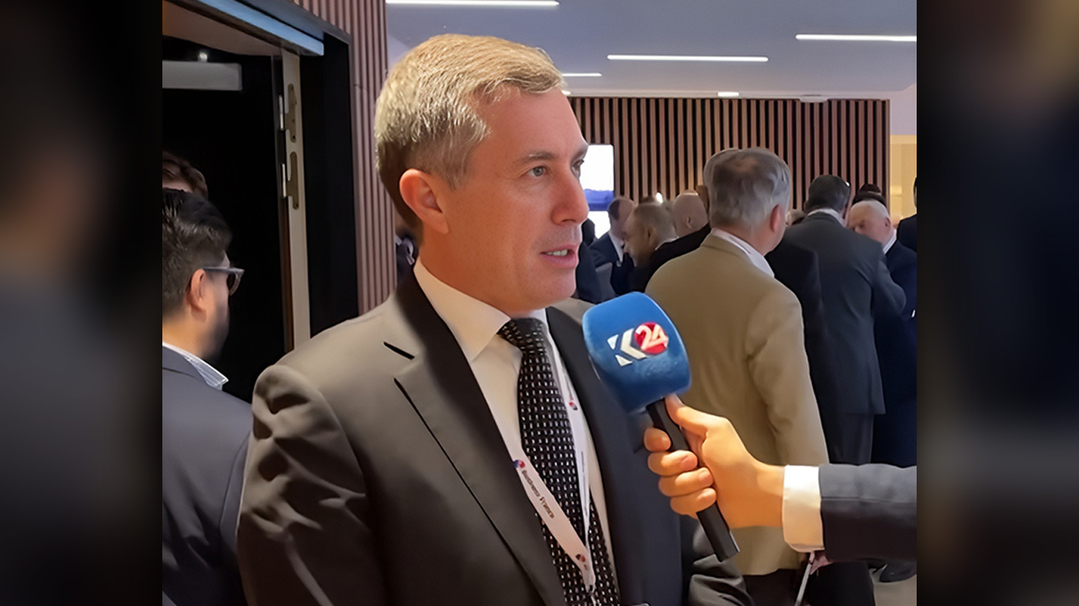 Ali Dolamari, KRG's Representative in Paris. (Photo: Kurdistan24)