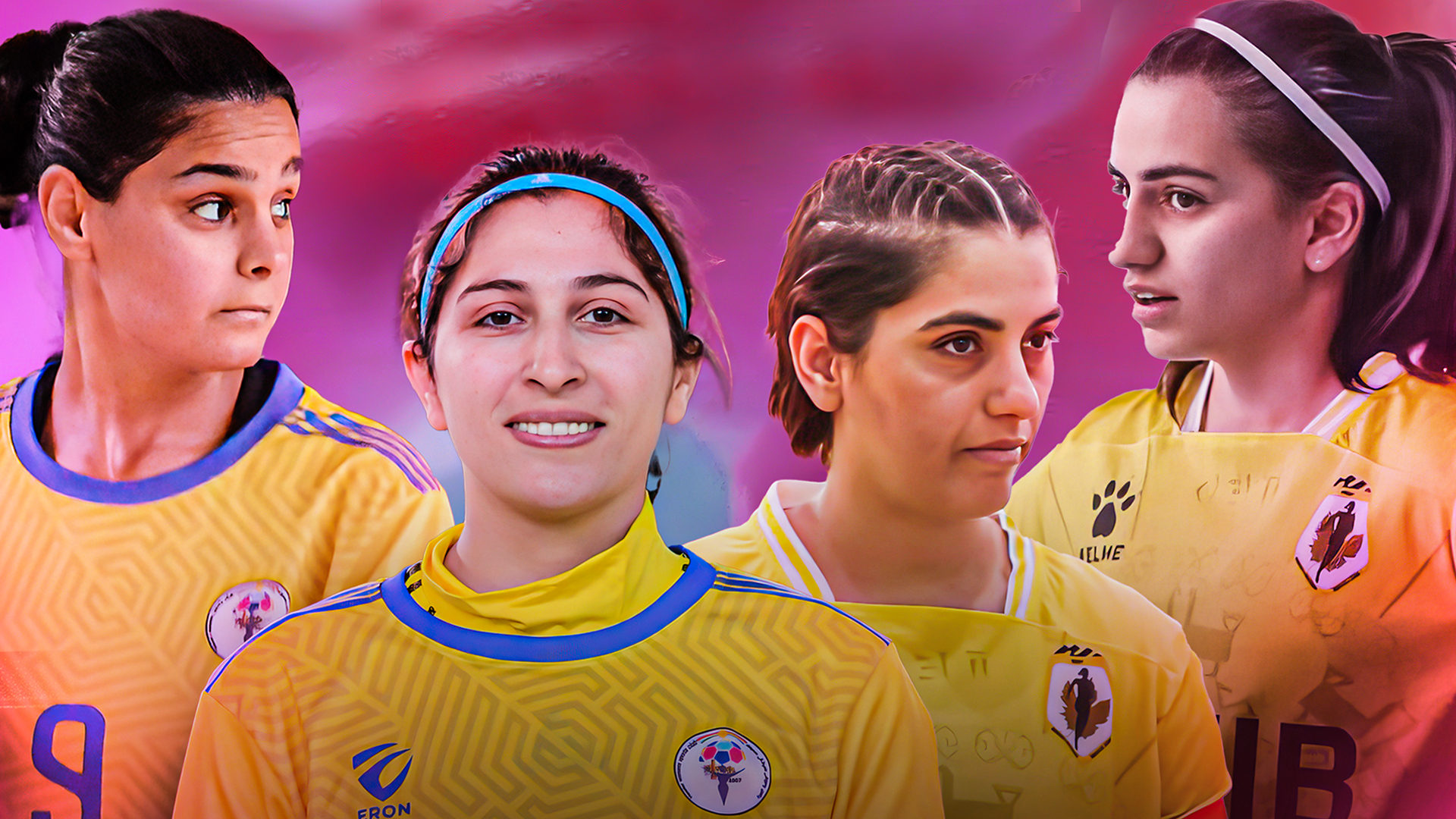 دوو یاریزانی ئافرەتانی دهۆك و دوو یاریزانی ئافرەتانی هەولێر