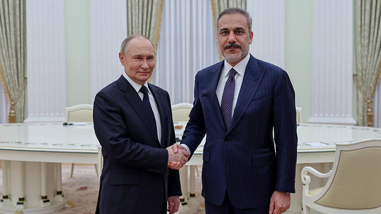 Putin, Bakanı Fidan ile bir araya geldi