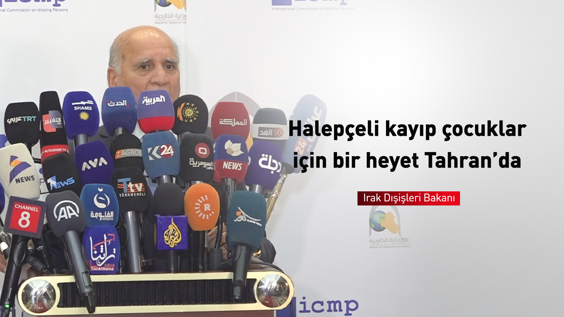 Fuad Hüseyin: Halepçeli kayıp çocuklar için bir heyet Tahran’da