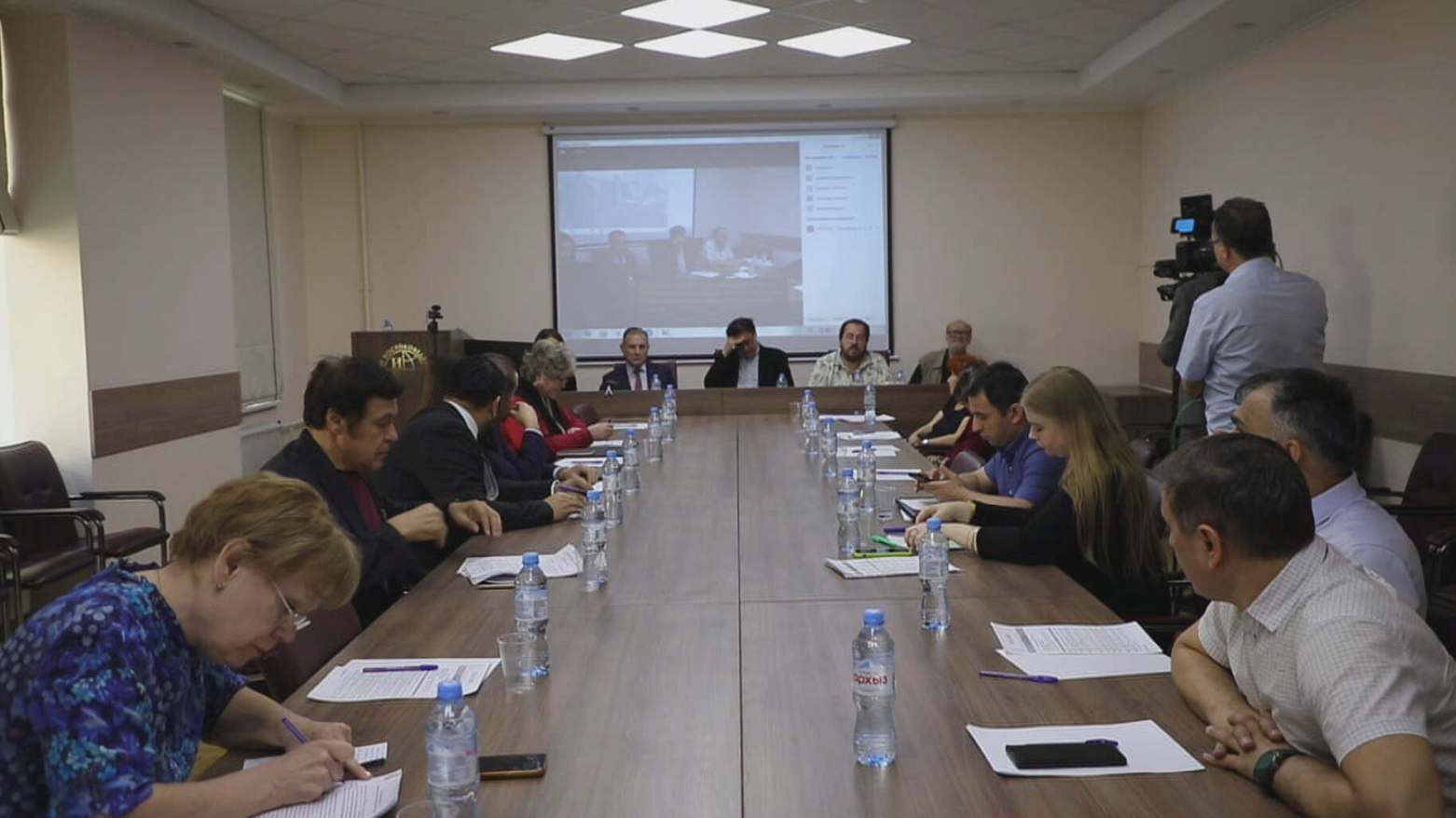 A group Picture taken during the fourth academic conference titled “Lazarev Readings” at The Russian State University for Oriental Studies in Moscow, May 27, 2025. (Photo: Kurdistan24)