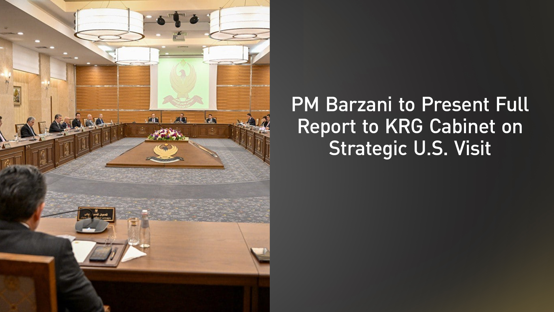 The KRG Council of Ministers. (Photo: KRG)