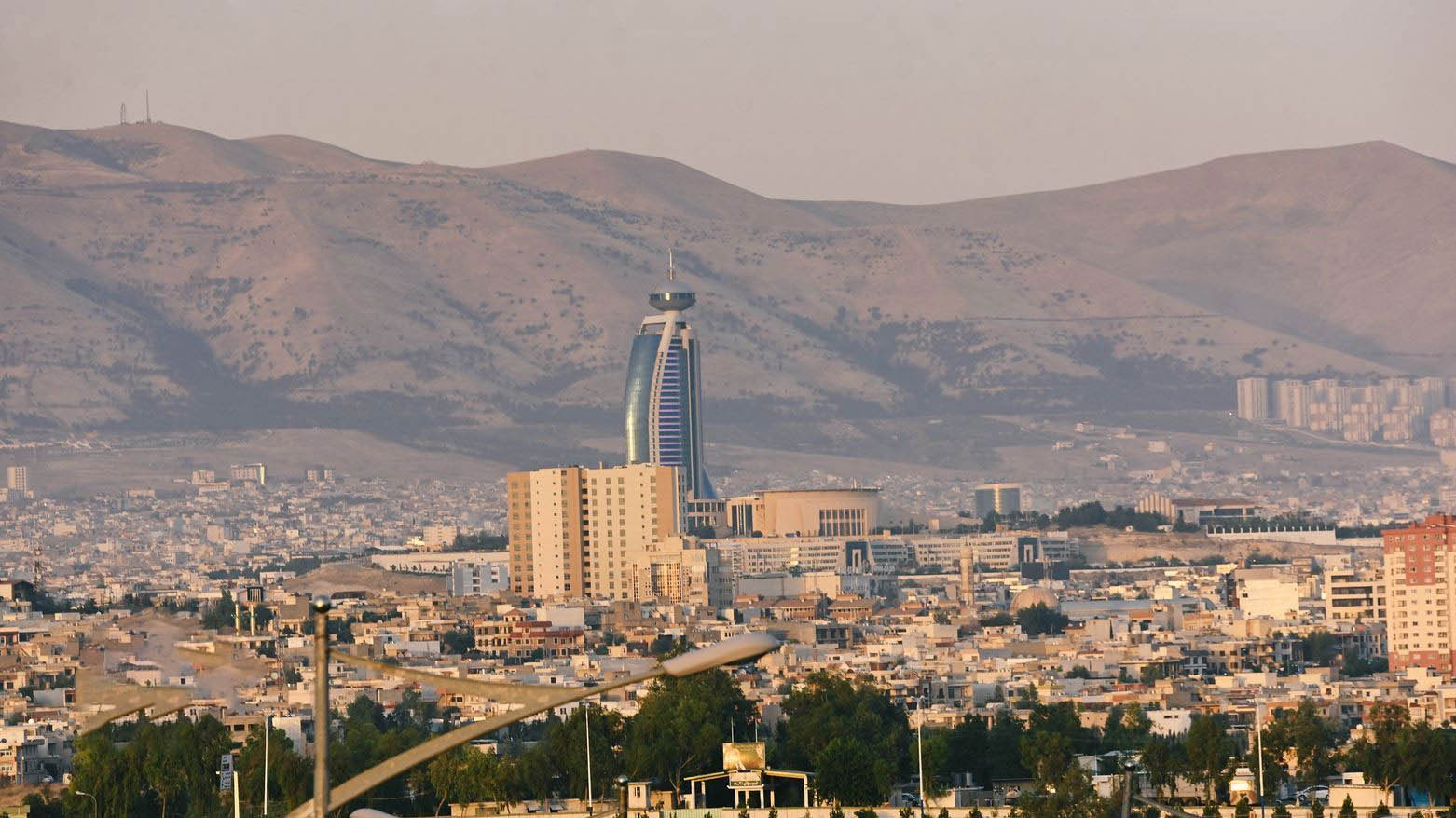 نمایی از شهر سلیمانیە