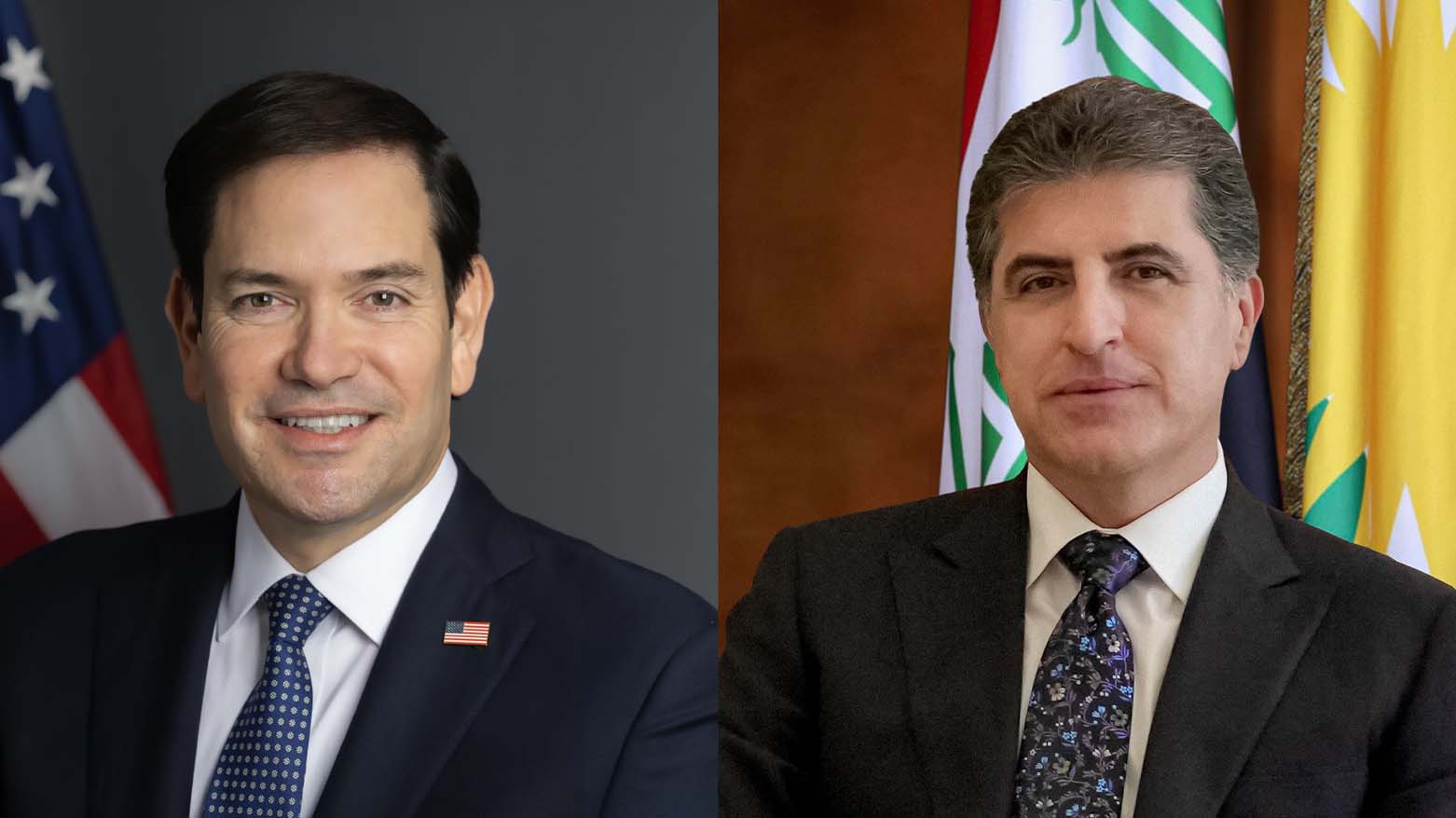 نيجيرفان بارزاني وماركو روبيو