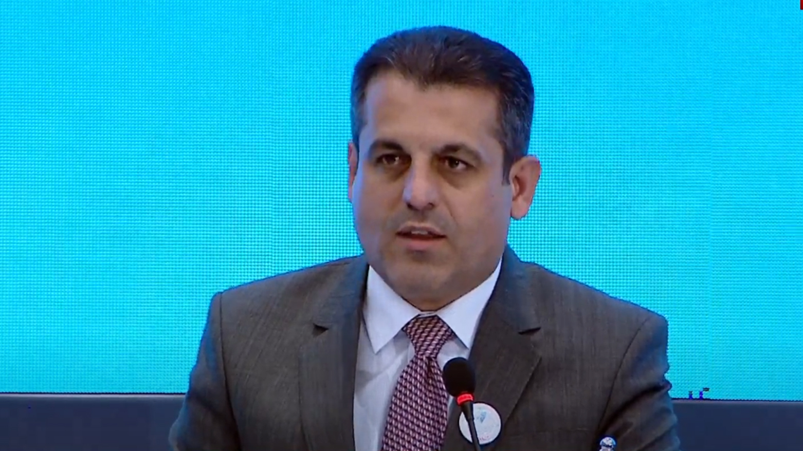 Kurdistan Region’s Health Minister Dr. Saman Barzinji in Erbil, May 29, 2025. (Photo: Kurdistan24)