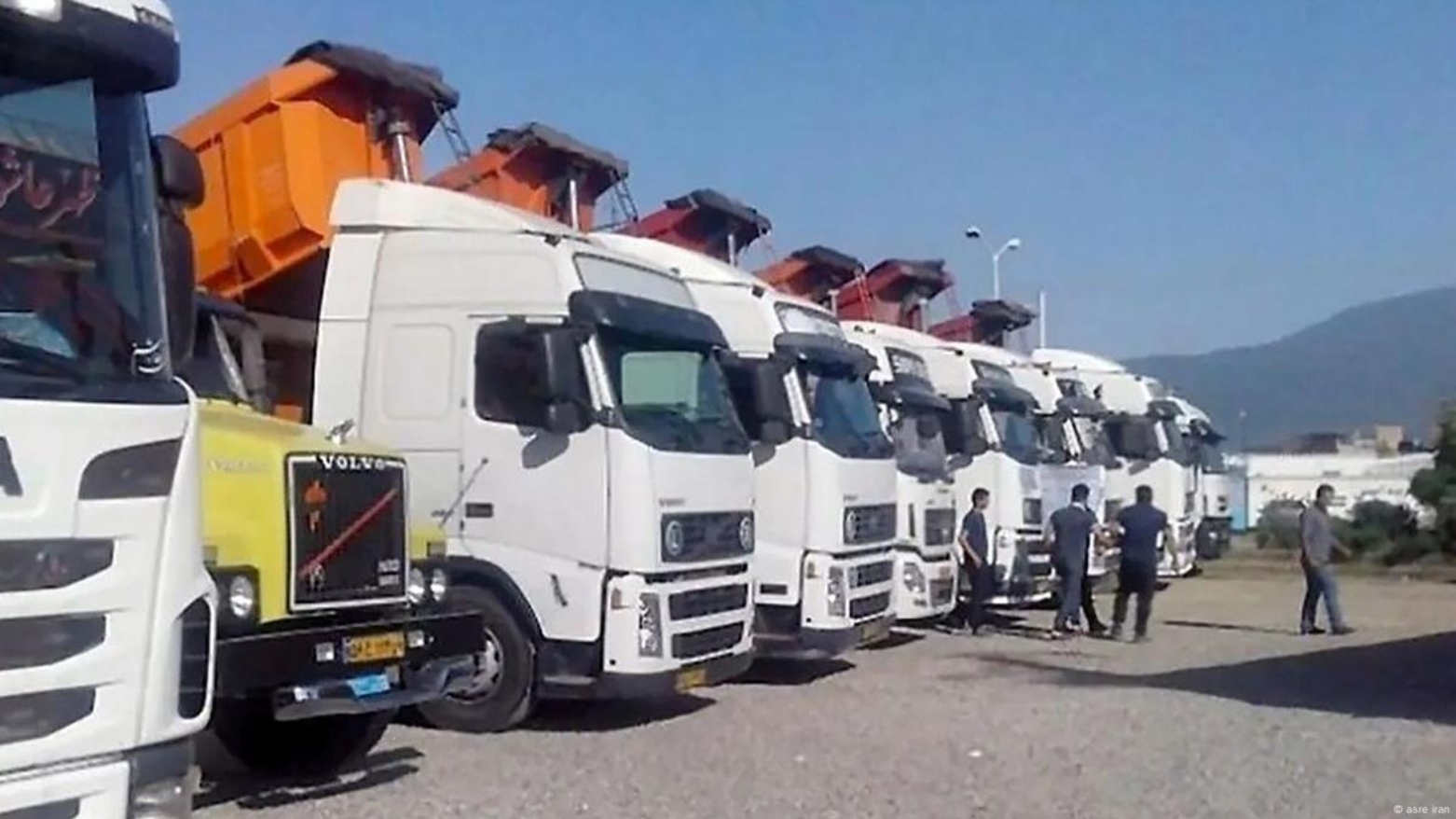اعتصاب کامیونداران در ایرنا
