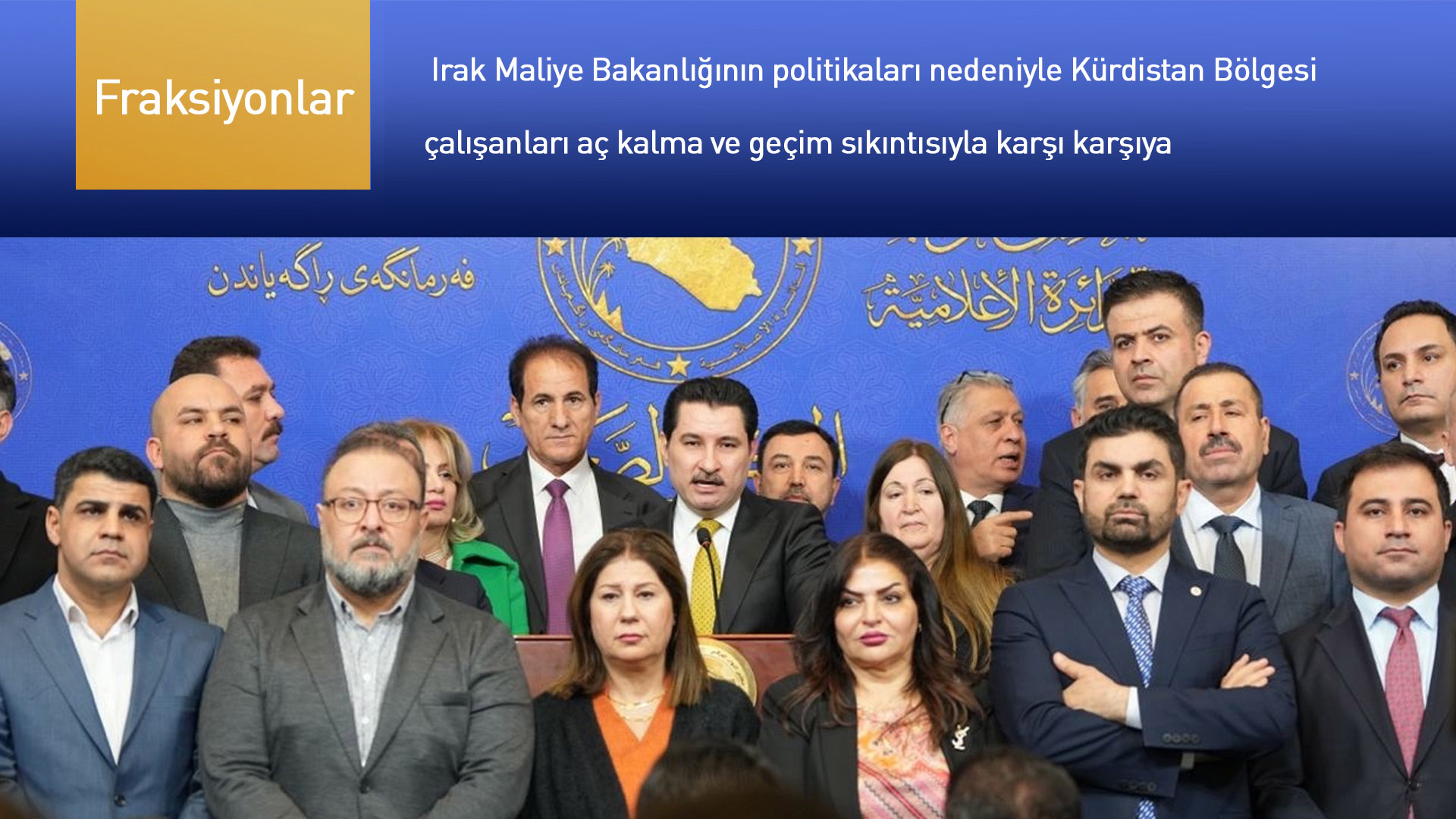 Kürdistanlı fraksiyonlardan Irak Maliye Bakanlığına tepki