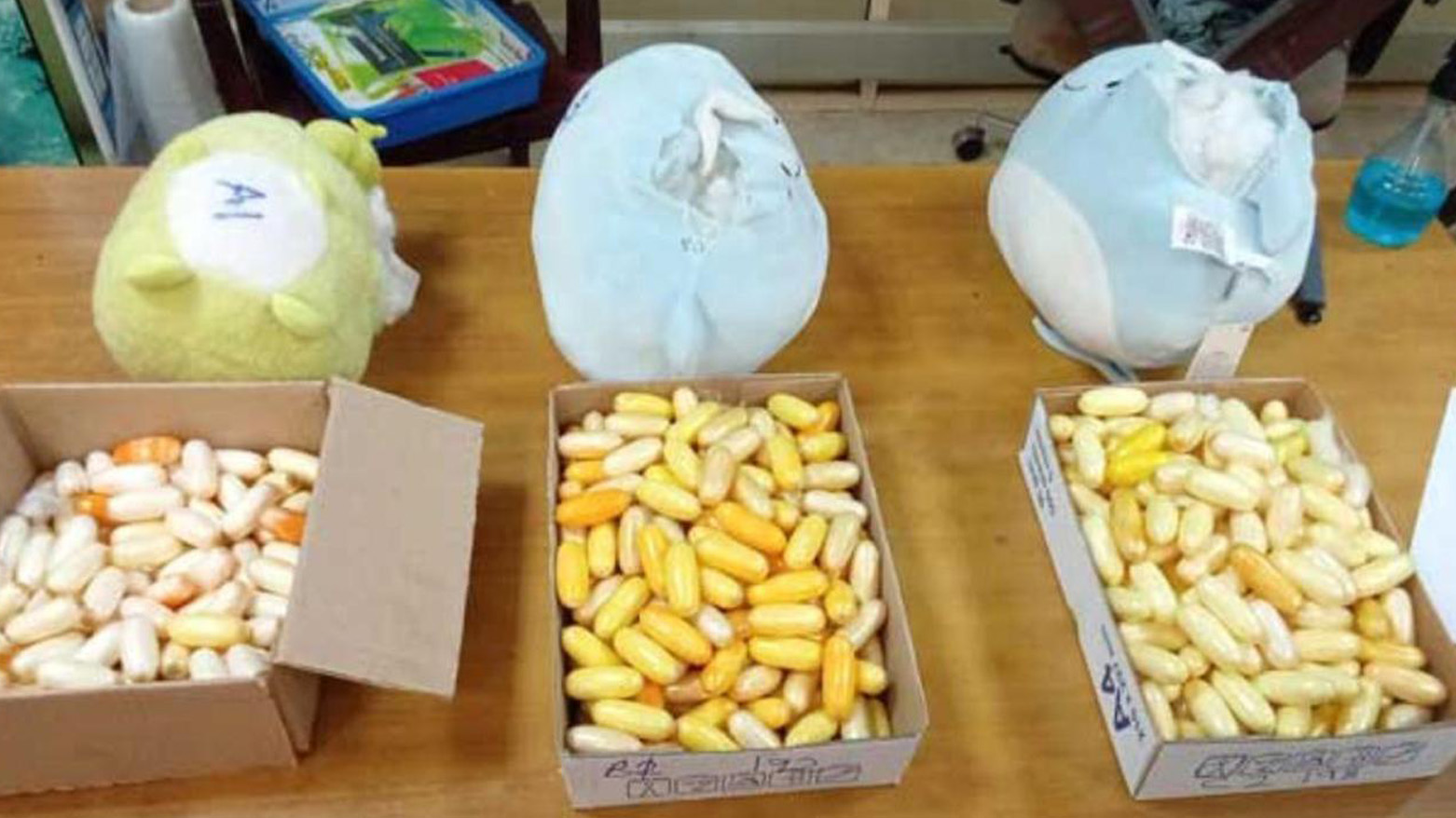 Peluş oyuncaklardan 10 kilo kokain çıktı