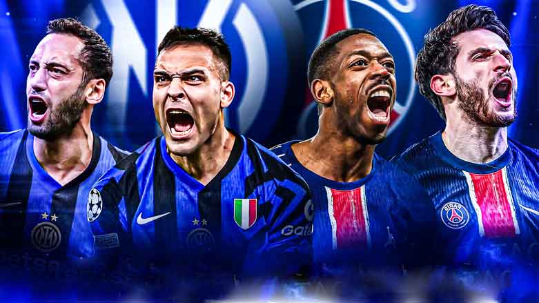 ئەمشەو لە یاریی كۆتایی چامپیۆنزلیگ پاریس و ئینتەر بەیەك دەگەن 2024 ـ 2025