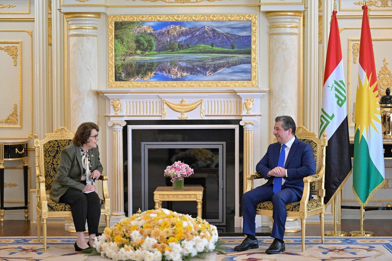 Mesrur ​​Barzani ve Jacky Rosen: Kürdistan halkının anayasal hakları güvence altına alınmalı