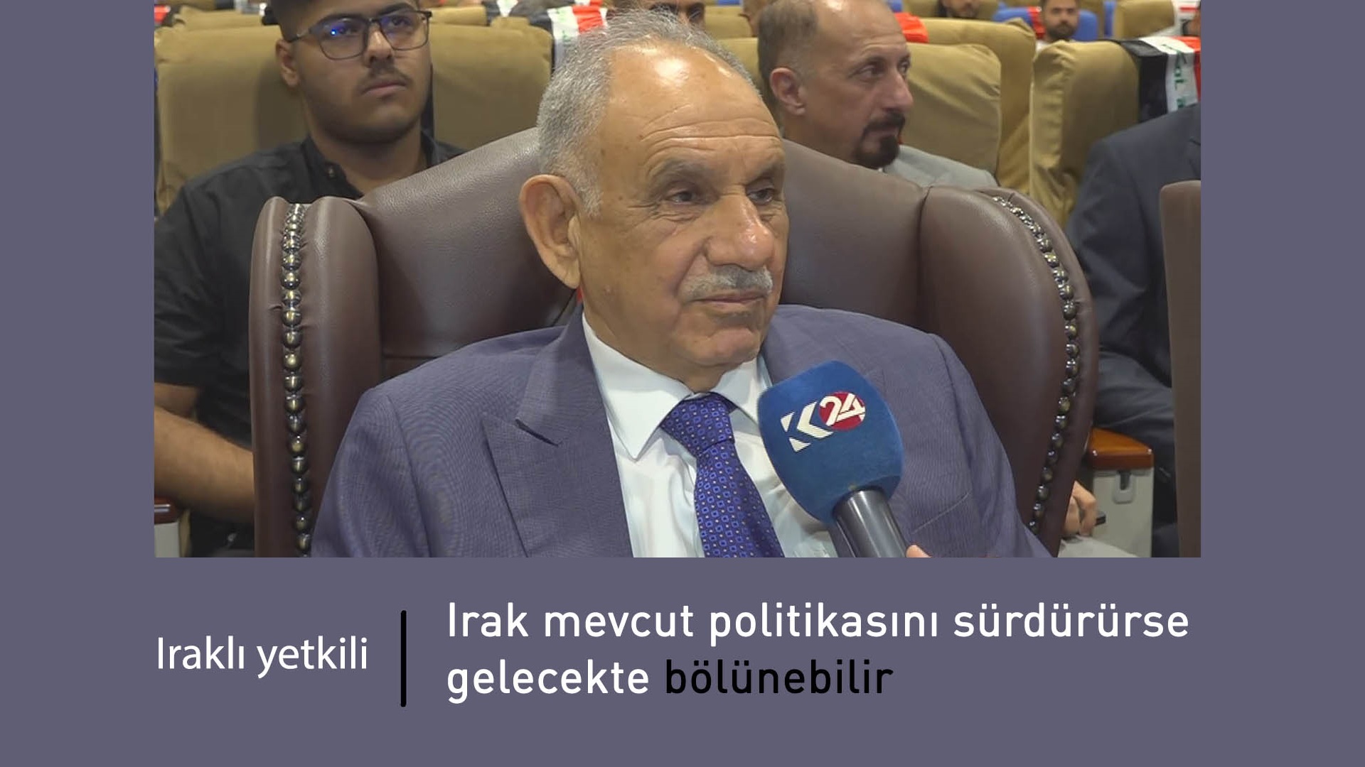 Iraklı Sünni lider: Irak mevcut politikasına devam ederse gelecekte bölünebilir