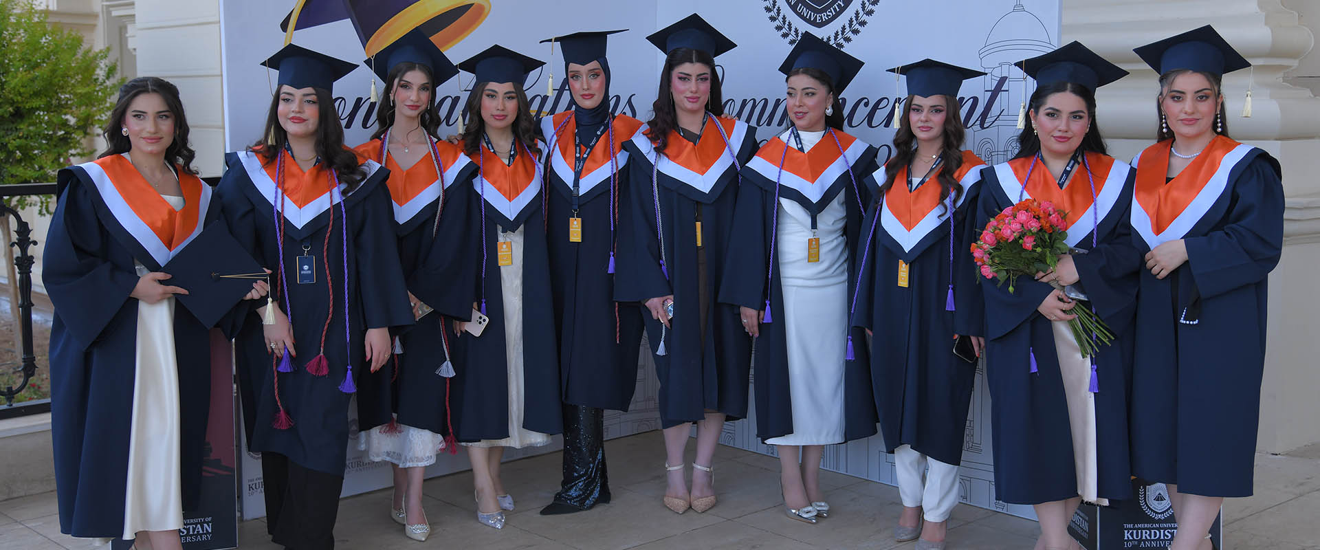 بە وێنە؛ حەوتەمین خولی دەرچووانی زانکۆی ئەمەریکی–کوردستان لە دهۆک