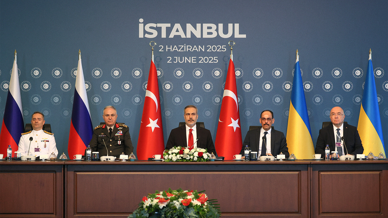 Top Turkish officials join second Russia-Ukraine peace talks in Istanbul as both sides present proposals to end the war. (Photo: AFP)