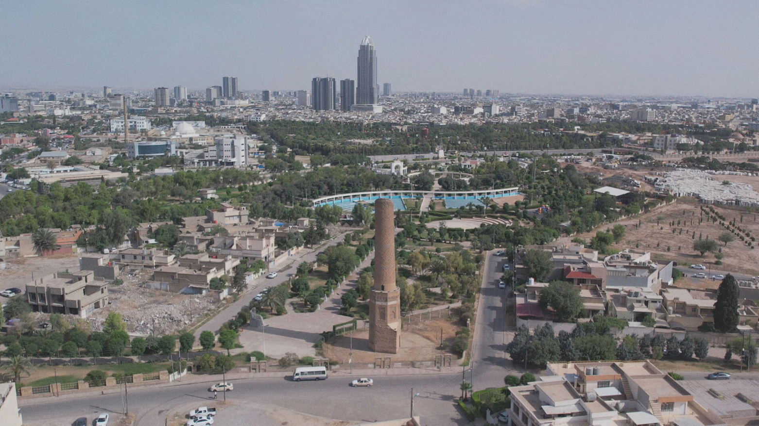 An aerial view of Erbil city. (Photo: Kurdistan24)