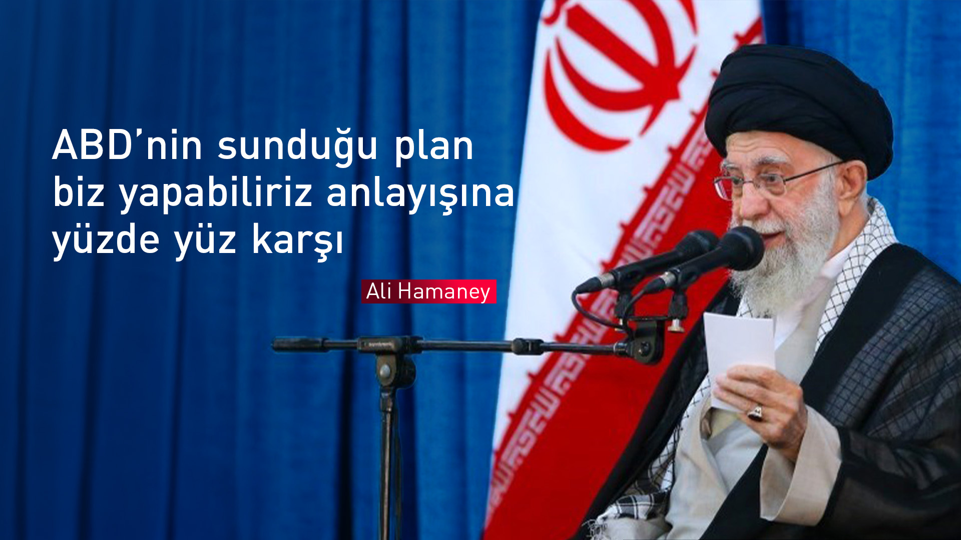 Hamaney: ABD'nin nükleer konudaki önerisi sloganımıza aykırı