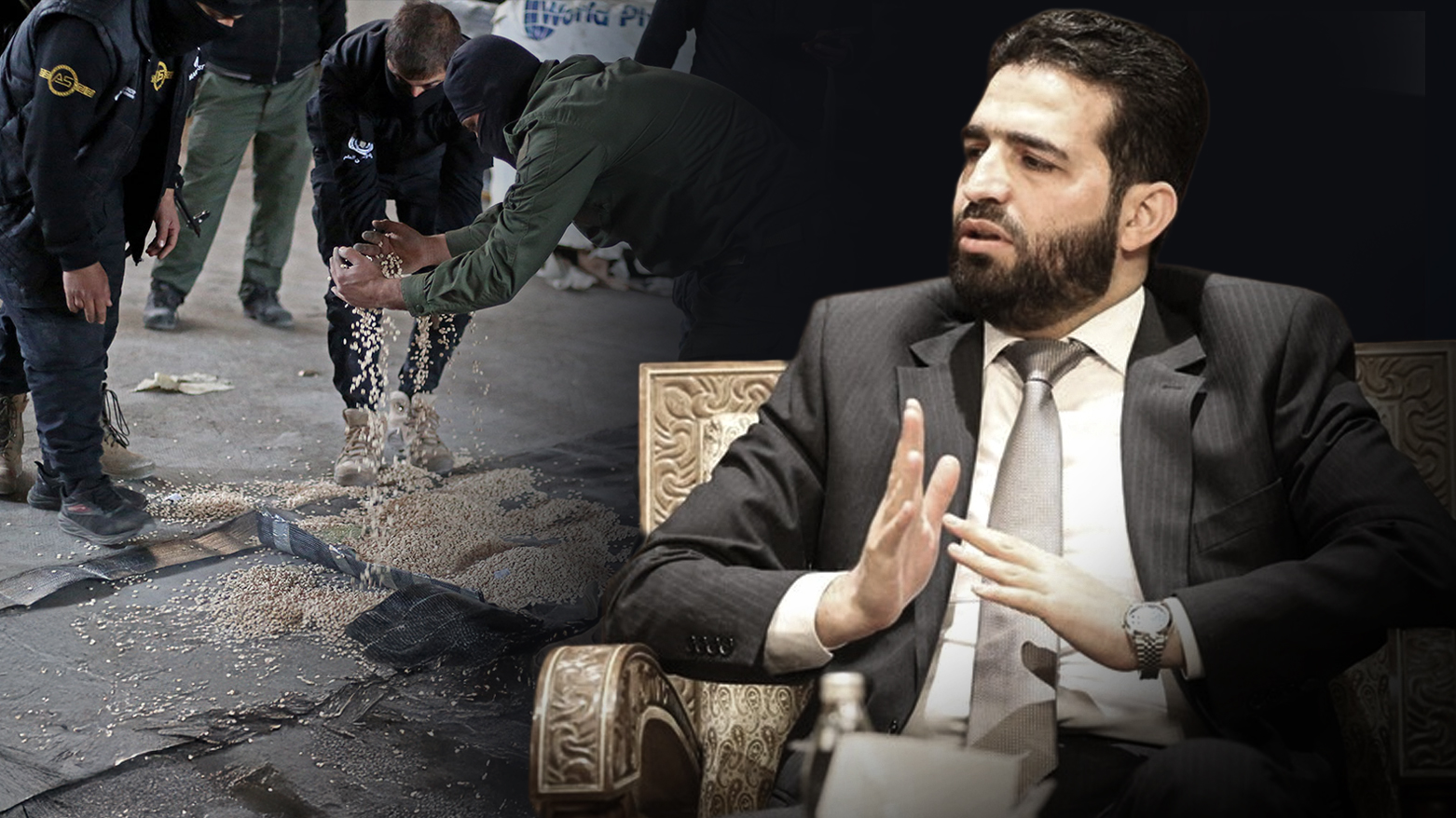 Syrian Interior Minister Anas Khattab. (Graphic: Designed by Kurdistan24)