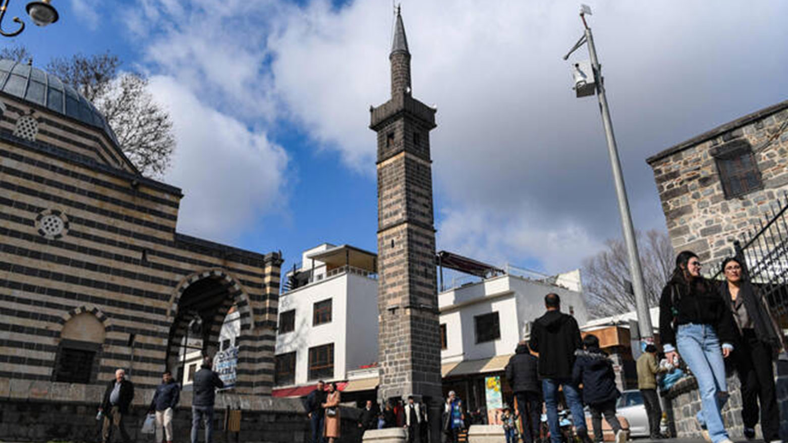 The historical Sur district in Diyarbakir, southeastern Turkey, on February 14, 2025. (Photo: AFP)