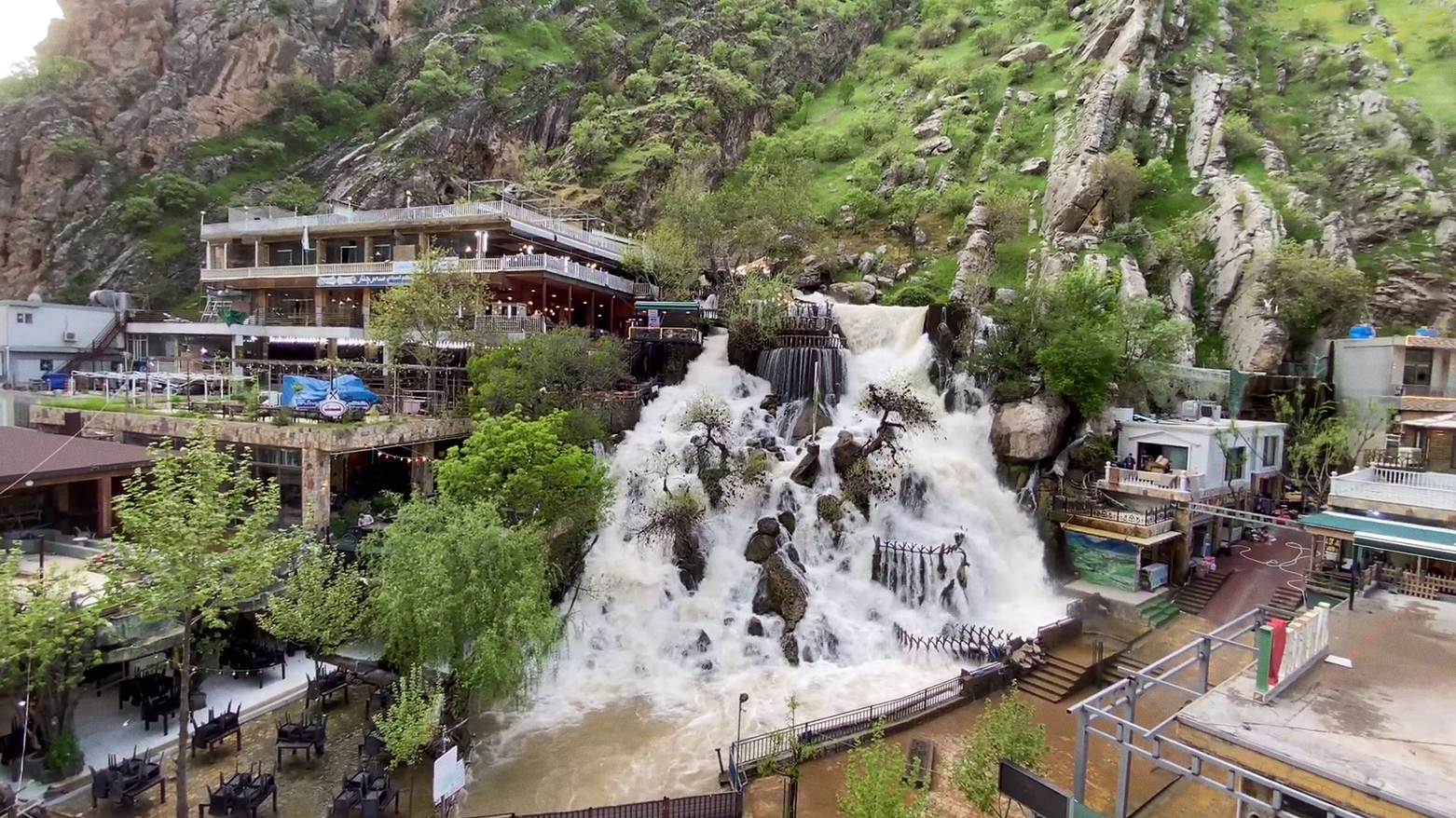Bekhal Waterfall resort. (Photo: Kurdistan24)