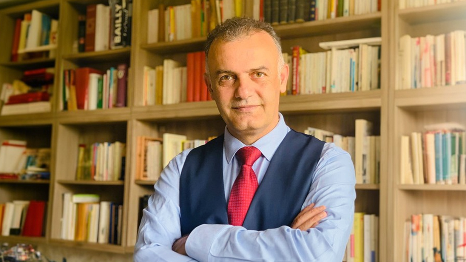 Adel Baxawan, Director of EISMENA and a lecturer at Sciences Po Lyon. (Photo: Kurdistan24)
