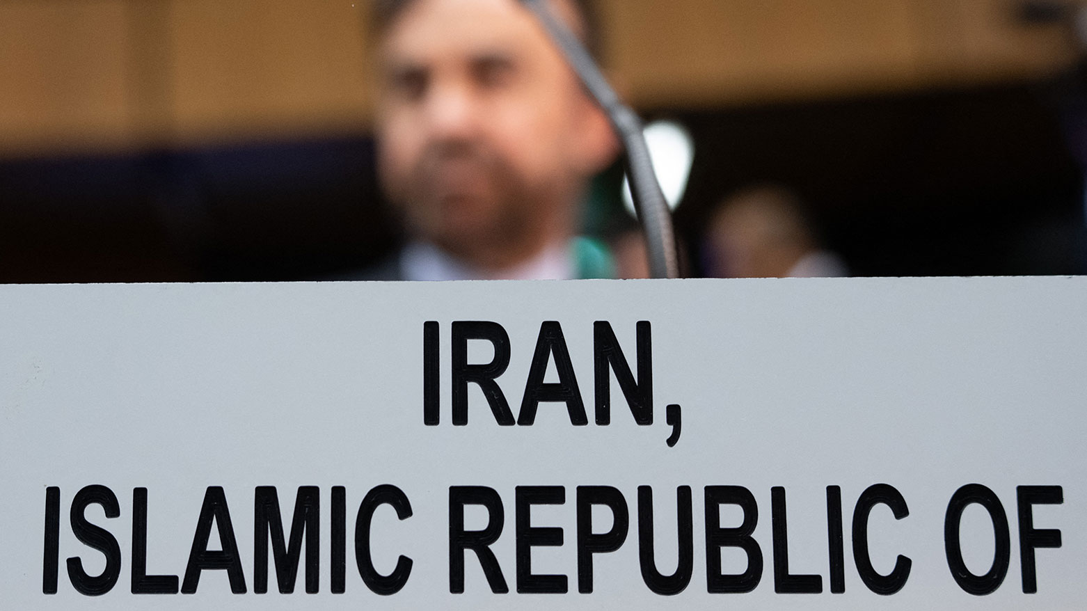 Iran’s ambassador to the International Atomic Energy Agency (IAEA) Reza Najafi attends the IAEA’s Board of Governors meeting at the agency's headquarters in Vienna, Austria, June 9, 2025. (Photo: AFP)